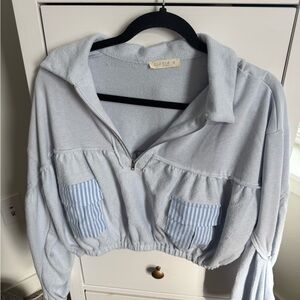 ILLA ILLA Soft Blue Knit Sweater
